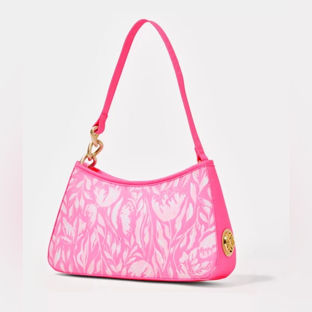 Lilly Pulitzer Blaise Romper Dress And Tamara Shoulder Bag-Rousseau Pink-NWT - Picture 3 of 15